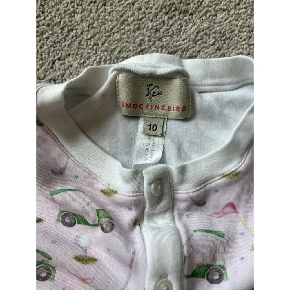 NWOT Smockingbird girls henley golf girls top, $58 sz 10 C6